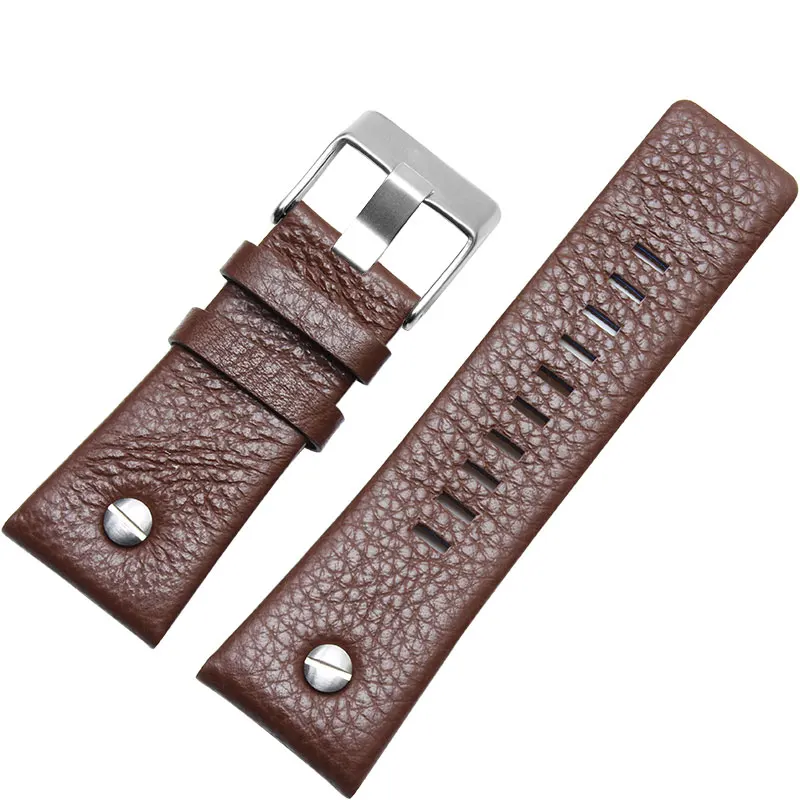 Ремешок из натуральной кожи для наручных часов Diesel мужской и женский браслет DZ7313