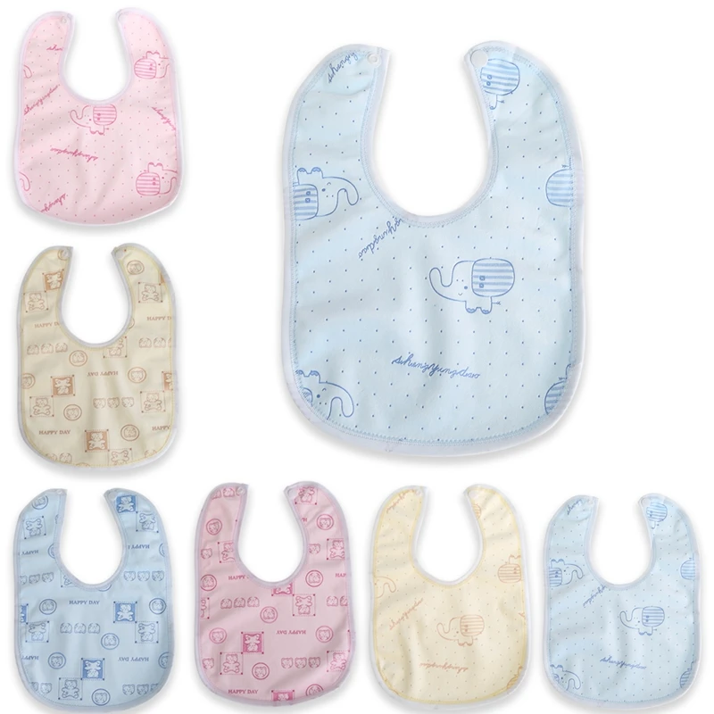 

Random Style Baby Bib Velvet Waterproof Baby Care Feeding Printing Bibs Towel