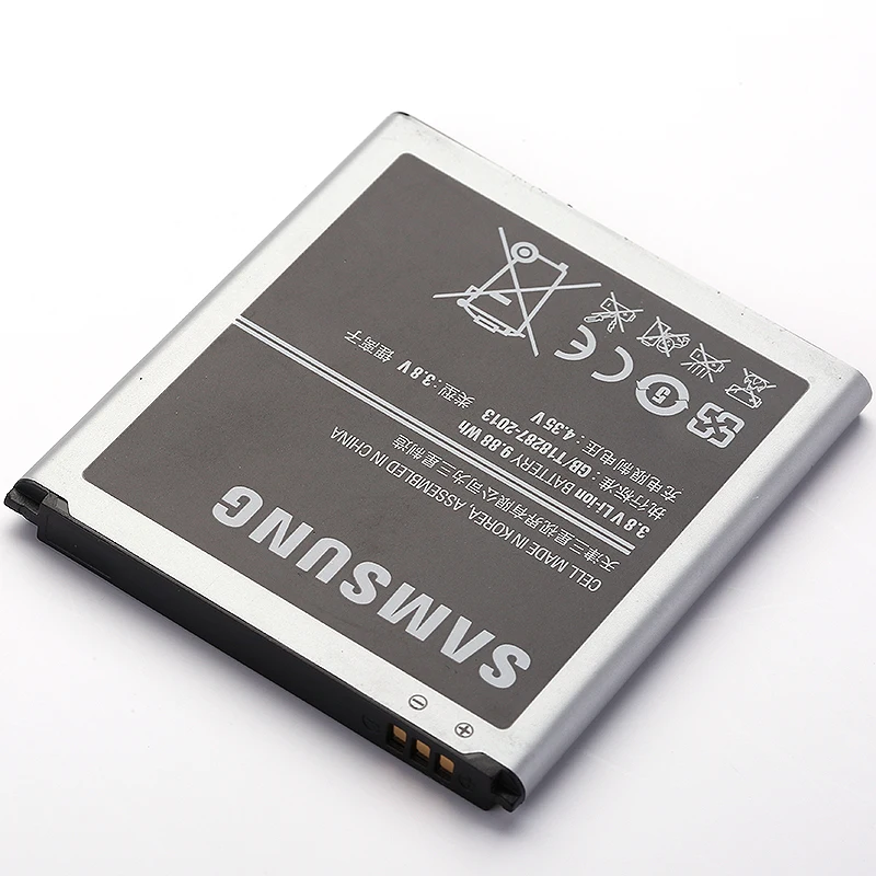 Батарея bateria Оригинальная батарея Samsung Перезаряжаемые для EB B220AC Galaxy Grand 2 G7102 G7106 2200