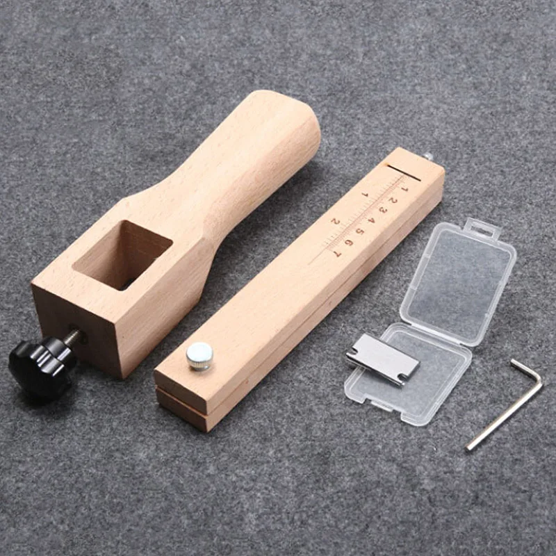 Регулируемый DIY кожаный ремешок резак кожевенное ремесло полосы ремень с 5 острыми лезвиями кожа ручной резки деревянные полосы резак