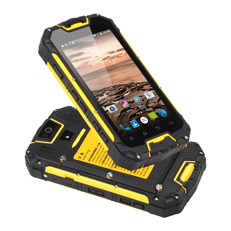 Snopow M5P мобильный телефон IP68 Водонепроницаемый MTK6735 четырехъядерный смартфон UHF рация 2 ГБ + 16 Гб NFC QHD сенсорный
