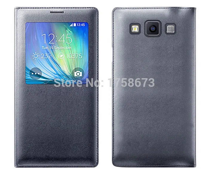 Кожаный чехол с откидной крышкой для Samsung Galaxy A7 A7000 A700 A700F тонкий сенсорный умный