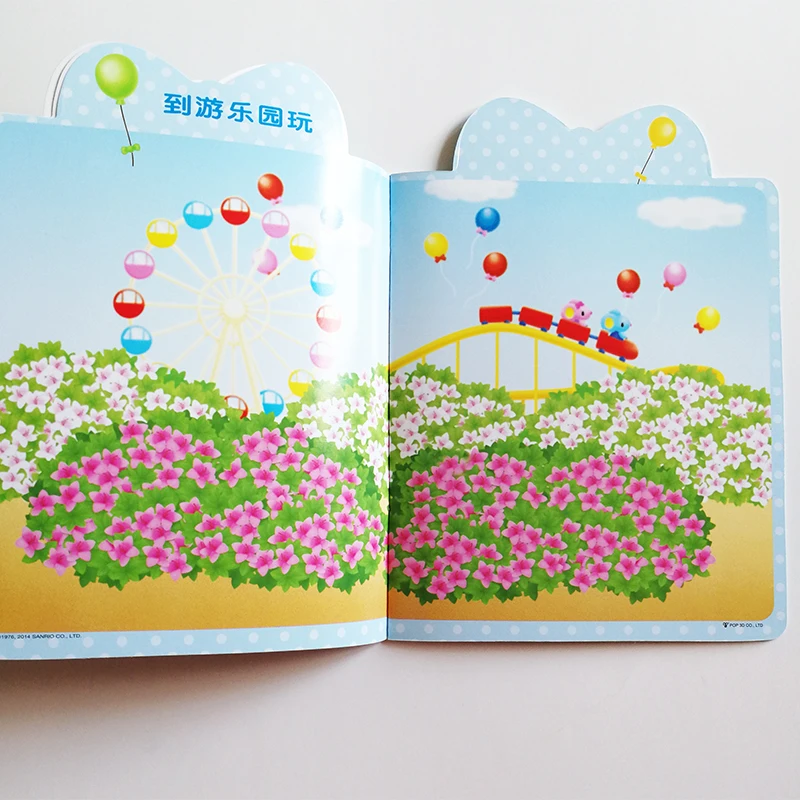 Модные наклейки Hello Kitty полный набор из 5 книг для маленьких детей/детей веселые