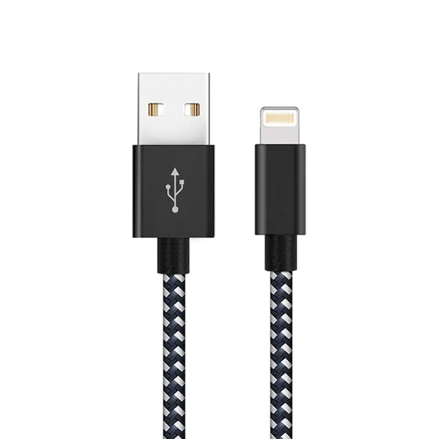 3 шт./лот Suntaiho для быстрой зарядки Кабель-адаптер для iPhone XS XR X 8 7 6 USB для освещения кабель для IPad Air/Pro/Mini IOS11 10 - Цвет: black white