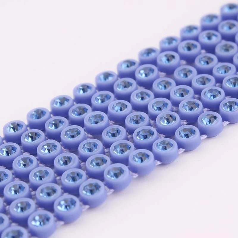 Taidian Rhinestone banding SS8 для ручной работы Бисероплетение 3,0 мм каменная цепь 10 ярдов каждая карта