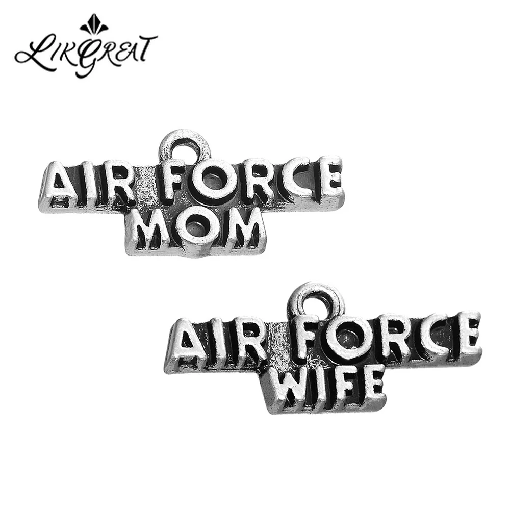LIKGREAT Air Force Mom кулоны с надписями для жены изготовления ювелирных изделий Soilder мать