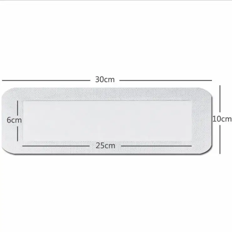 1pc 10X30cm 7 Размер/набор стерильные медицинские самоклеющиеся Нетканые повязки на рану аптечка первой помощи медицинские стикеры патч против инфекции - Цвет: 1pc 10X30cm