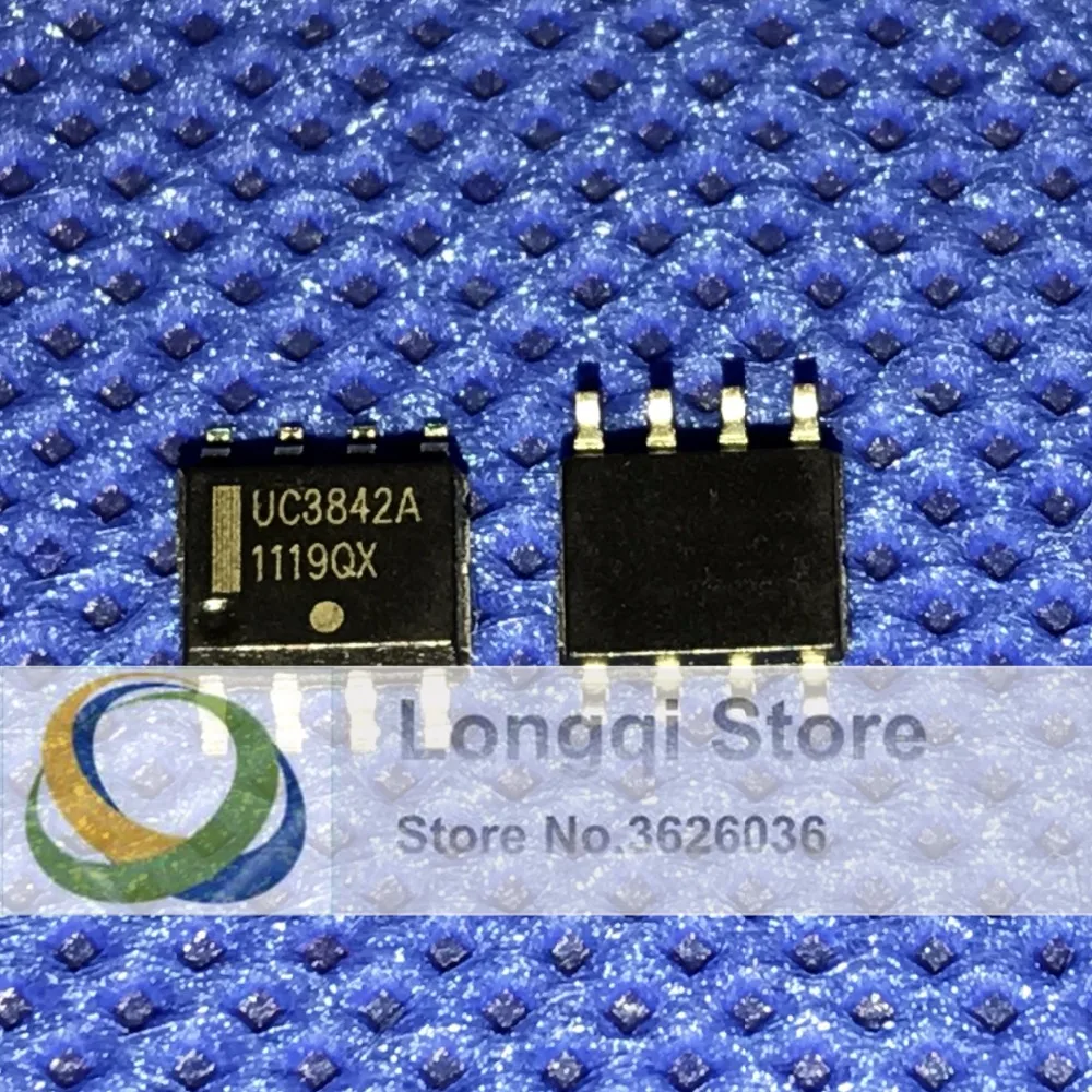 10 шт. контроллеры UC3842A UC3842 UC3842AN KA3842A SOP 8 высокопроизводительные в режиме тока