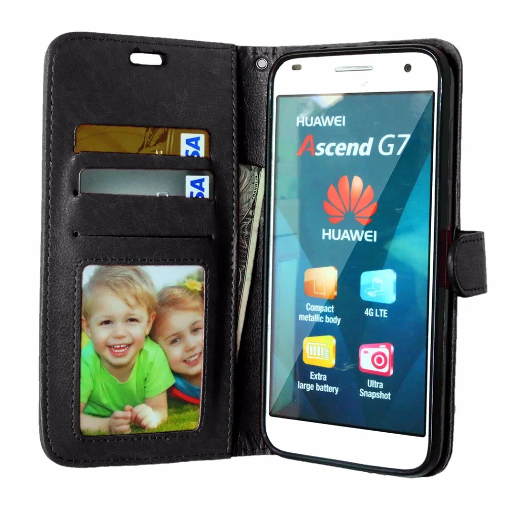 Чехол с откидной крышкой G7 L01 UL00 TL00 L03 UL20 для Huawei Ascend G 7 чехол телефона кожаным