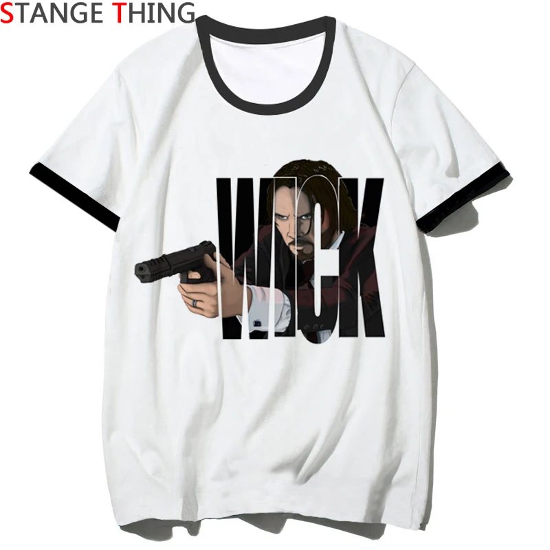 Новая футболка John Wick 3 для мужчин/wo, Мужская футболка в стиле хип-хоп, будьте добры к животным, или я пристрелю вас, футболка уличная, топ, футболка Мужская/Женская - Цвет: W6684