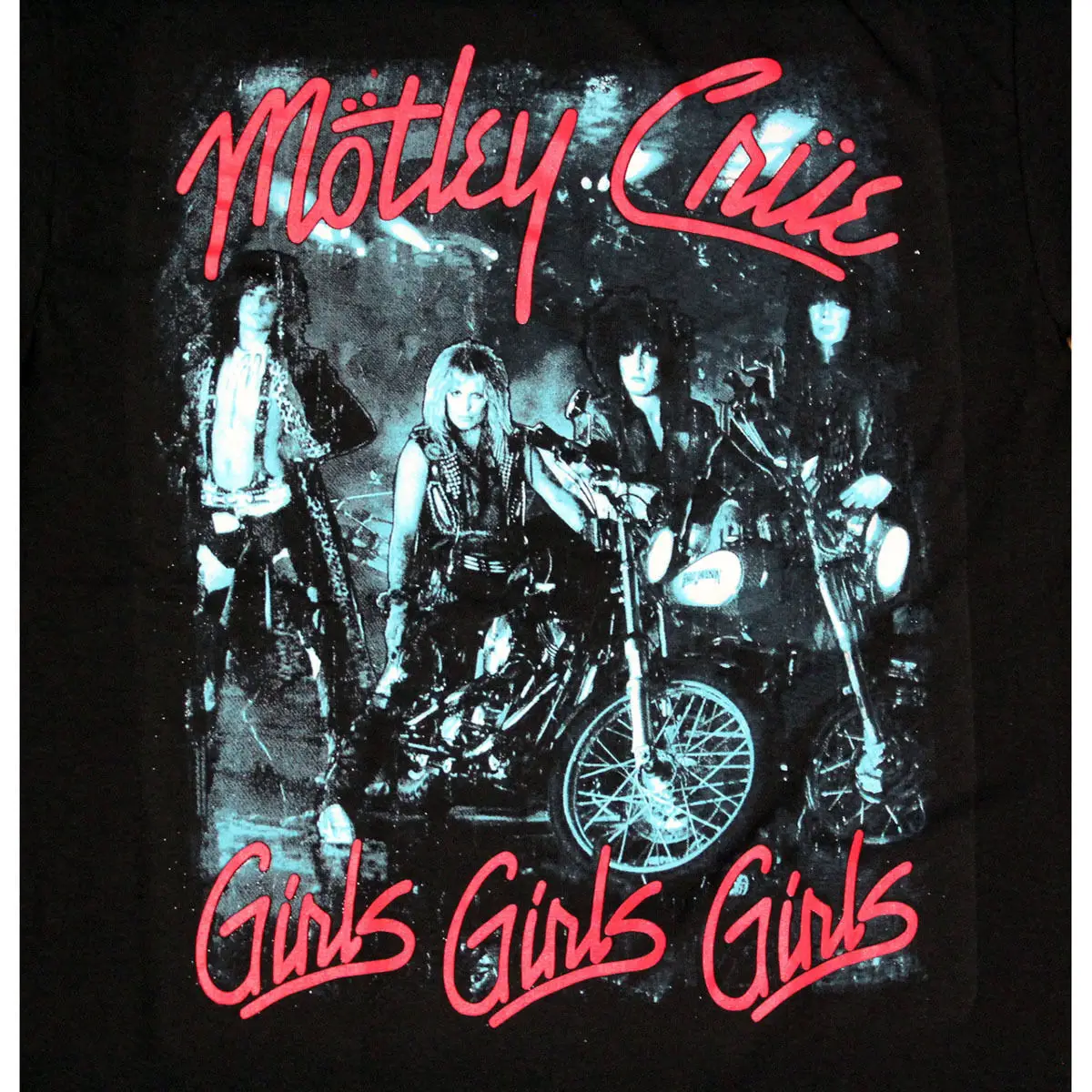 Motley Crue Мужская футболка для девочек и мужчин черная модная повседневная с