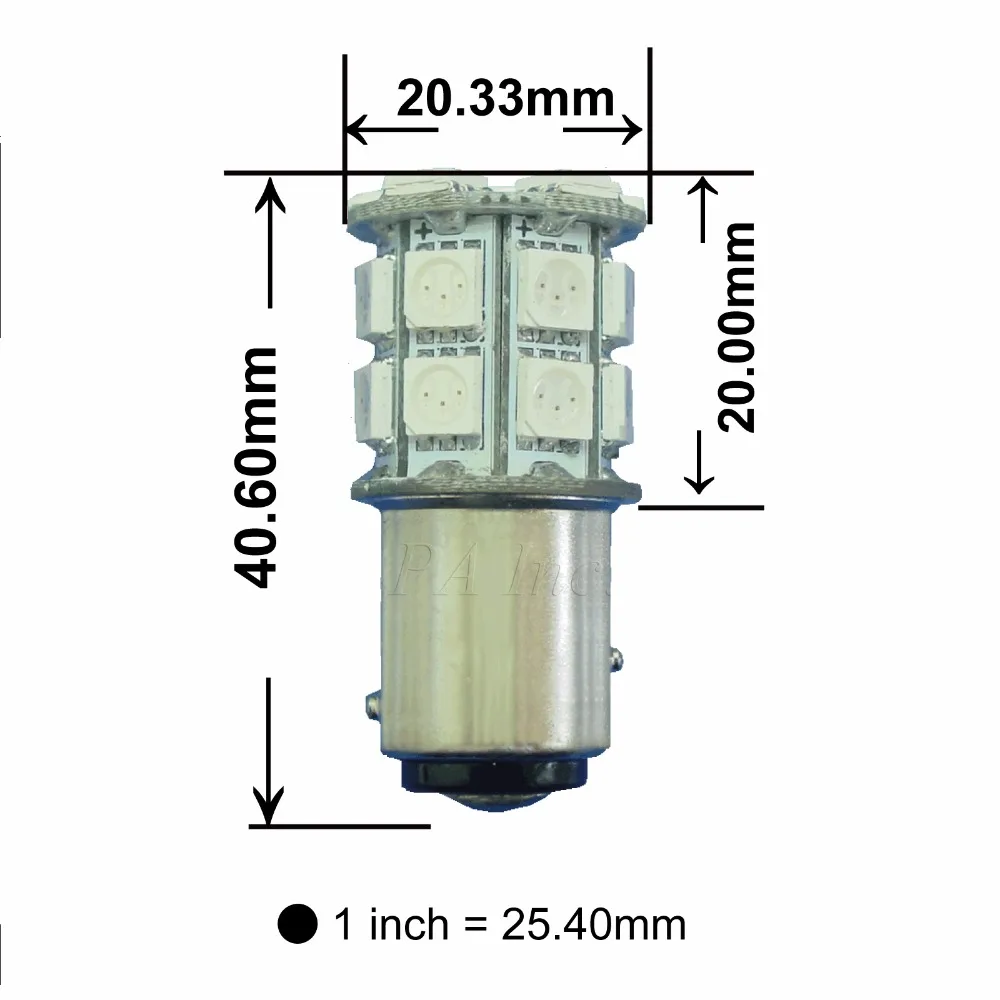 PA LED 4 шт. x BA15D 20SMD 5050 авто светодиодные лампы для багажника Лампы Фиолетовый ток