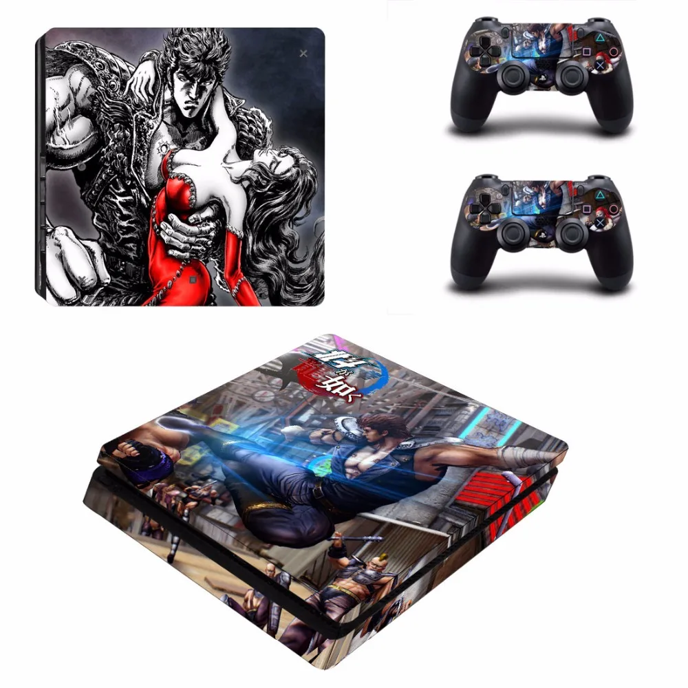 Якудза хакуто GA gotoku PS4 тонкий кожи Стикеры наклейка для Sony Игровые приставки 4 консоли и 2 контроллеры PS4 Slim шкуры стикеры s