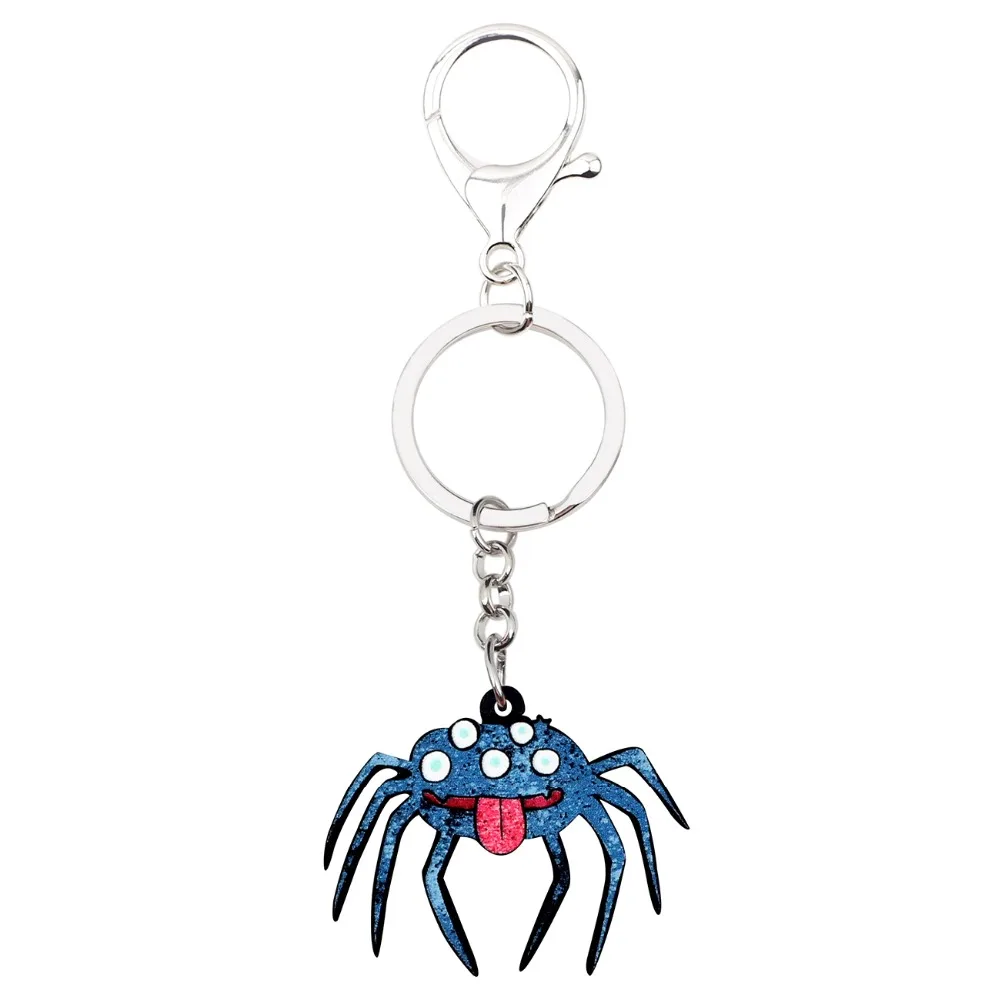 WEVENI акриловое кольцо с подвеской в виде паука на Хэллоуин стиле панк ювелирное