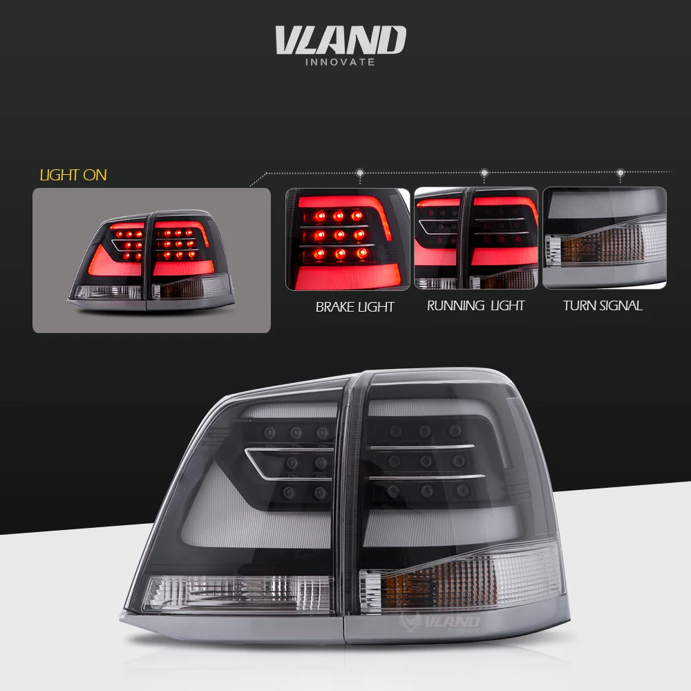 Задний светодиодный светильник Vland для Toyota Land Cruiser 2008 2015|Фара авто в сборе| |