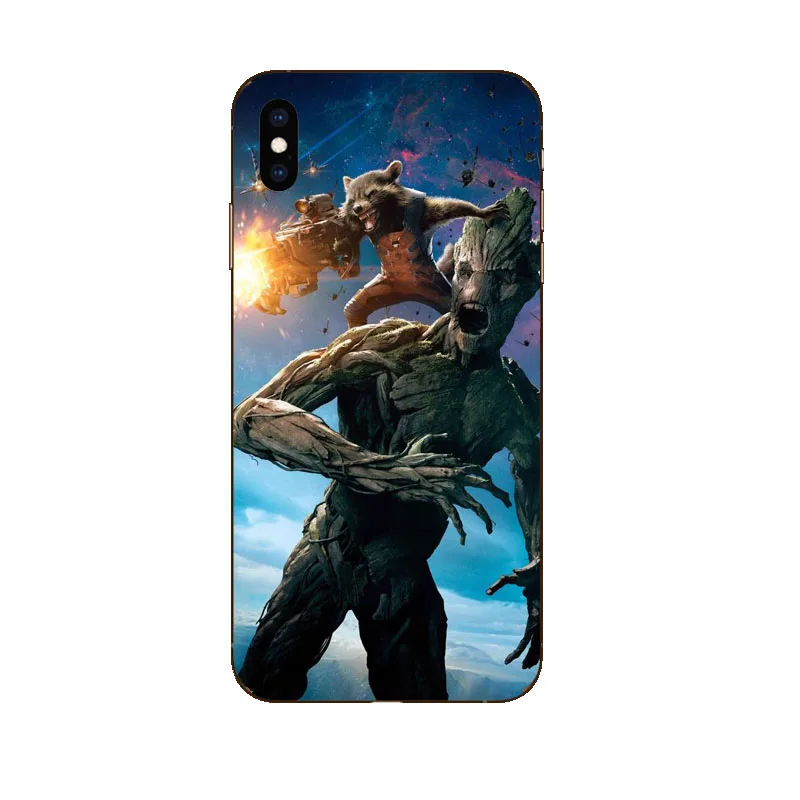 Силиконовый чехол Captain AmericaTPU для iPhone 11Pro 8 Plus X XS Max XR 5 6 6S Wolverine 7 | Мобильные телефоны