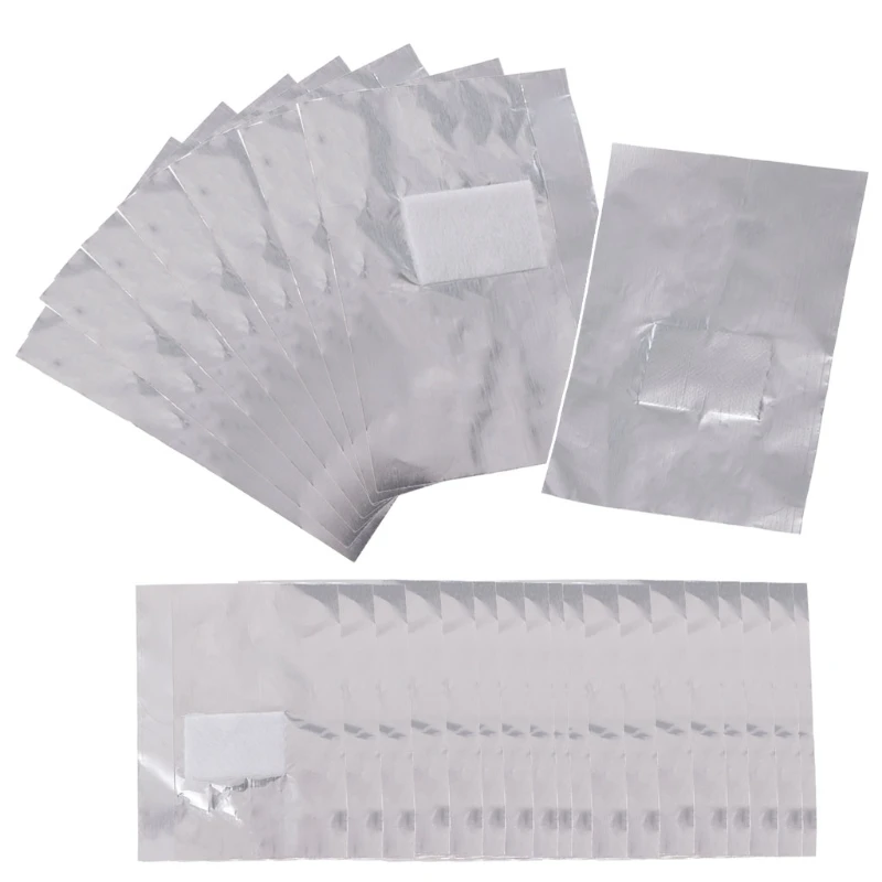 

50/150/200pcs Aluminium Foil Nail Art Soak Off Acrylic Gel Polish Nail Wraps Remover