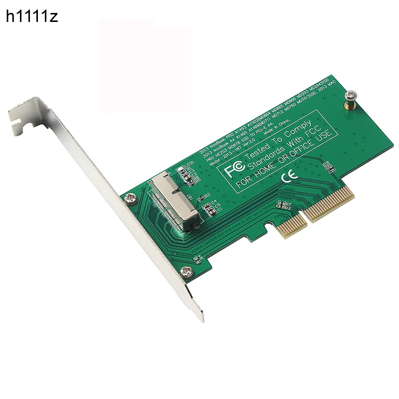 PCI Express PCIE E to 4X адаптер карты SSD преобразователь для Apple 2015 2014 2013 MacBook Air A1465 Mac Pro MD878