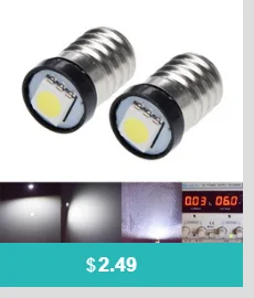 1/2/4 шт. E10 1447 5050 чипы 1 SMD светодиодная вспышка светильник замена лампы Аварийный Рабочий светильник 6В постоянный ток