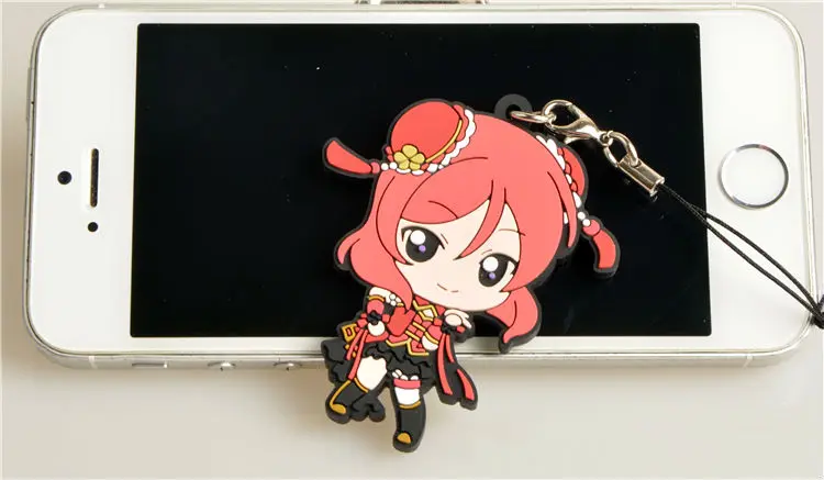8 шт./компл. LoveLive! Кулоны аниме Love Live Honoka Kotori Umi Eli Nozomi Maki Rin Hanayo Nico figure cos phone strap 4