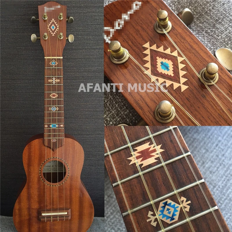 Afanti музыкальная гитара Ukelele наклейка на палец/Искусственная инкрустация