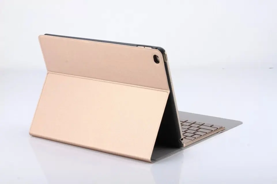 Для iPad Air 2 6 Съемная 7 видов цветов подсветка Беспроводная bluetooth клавиатура с