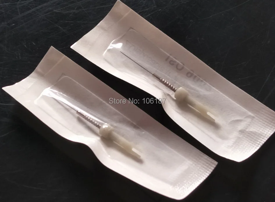 

1RL Disposable Sterilized Needles 100pcs/lot Permanent Makeup Card Needles Round Liner for Eyebrow Tattoo Pen