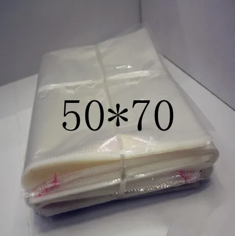 Прозрачный из целлофана с застежкой большие полиэтиленовые пакеты 50*70 см