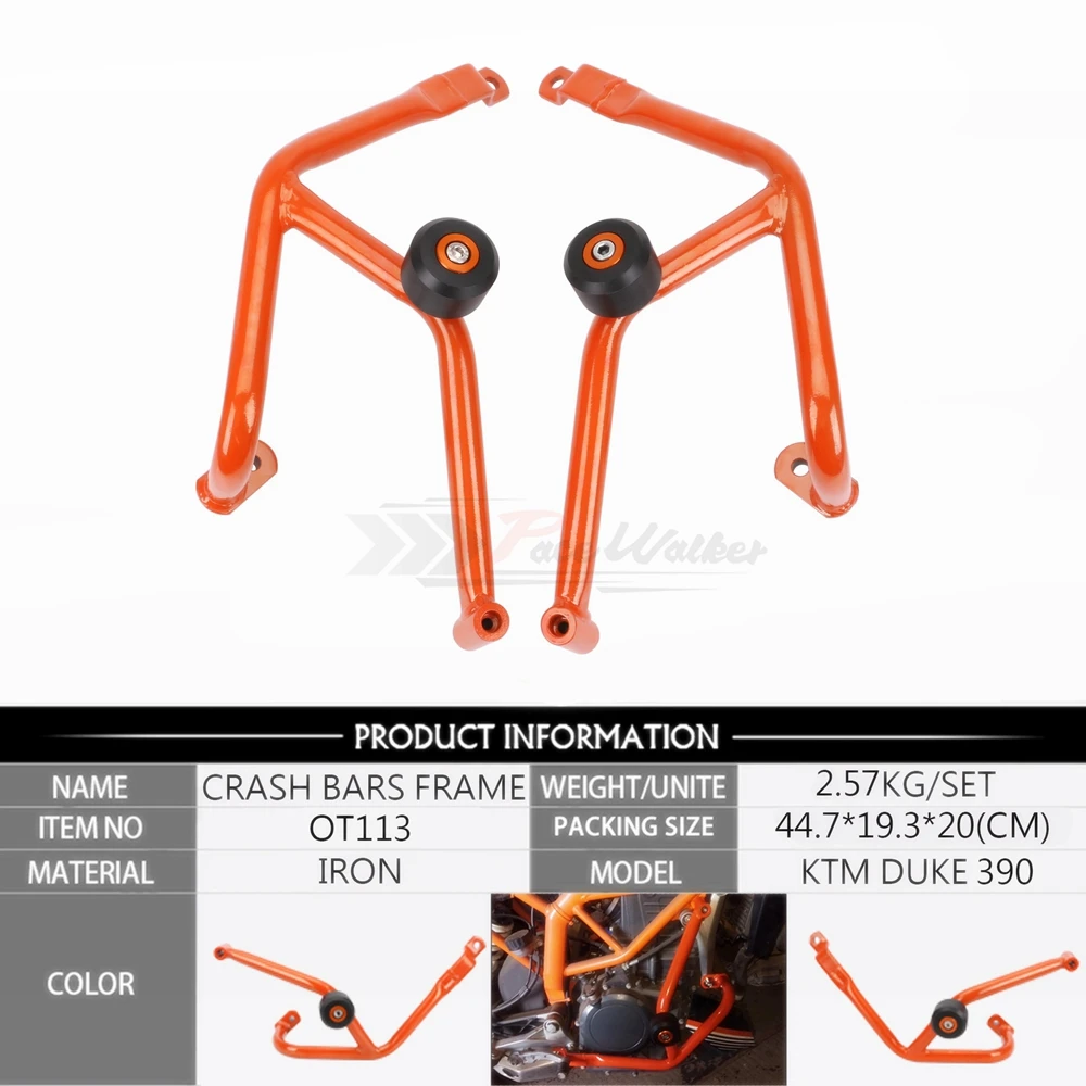 Мотоцикл ремонт бак защита бар ЗАЩИТА Краш Бар рамка для KTM DUKE 390 DUKE390 2013 2014 2015
