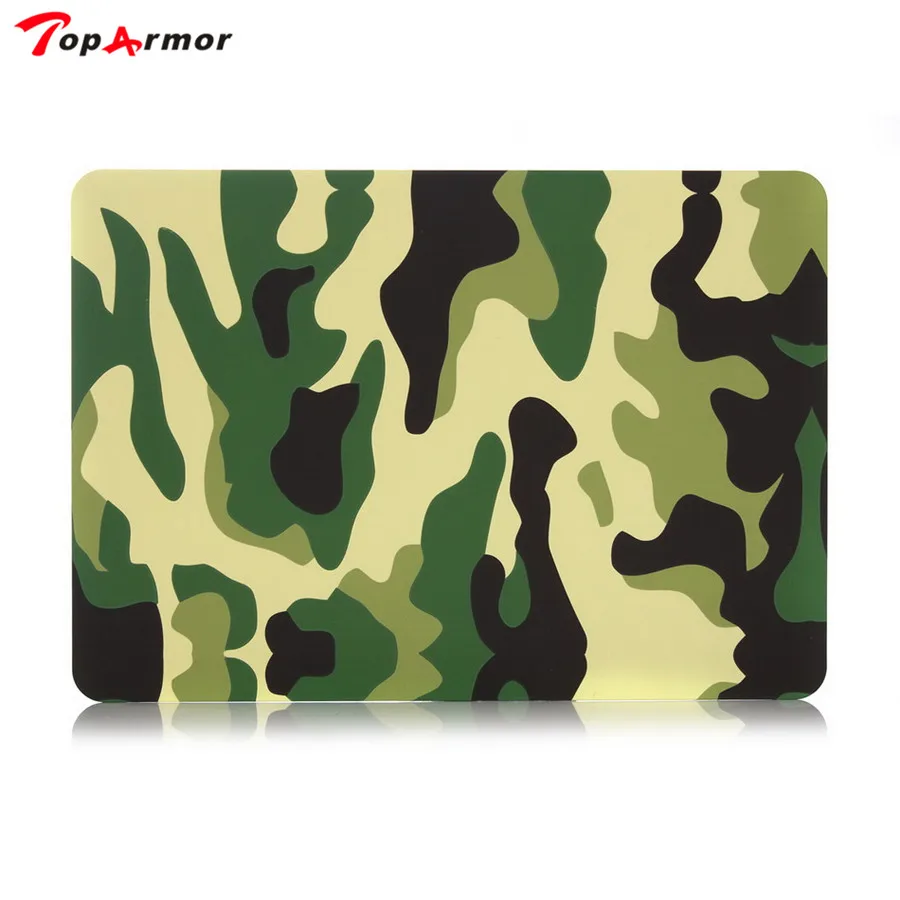 TopArmor для Macbook Air Pro с retina 11 13 15 дюймов военный Камуфляжный узор твердый пластик