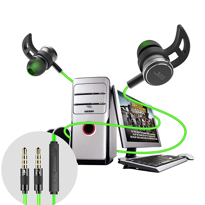Gamging Headphone In Ear Mobile Wired Headset with Microphone Original Brand MP3 V5 | Электроника