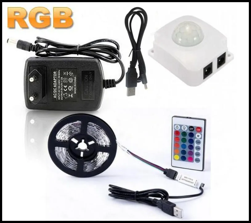 5V USB Power LED Strip light RGB /White/Warm White 2835 3528 SMD HDTV TV Desktop PC Screen Backlight& Bias lighting 1M 2M 3M 4M