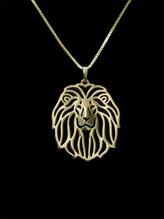 

New 2016 Unique Romantic Gold Silver Color Lion Pendant Necklace Hunger Games Necklace Women Best Friend Choker