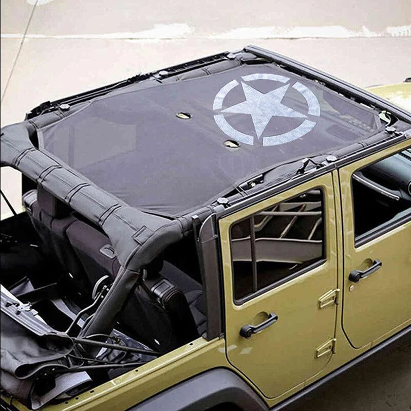 Для 2007 2015 2016 2017 2018 Jeep Wrangler JK 4 двери козырек от солнца Eclipse верхняя крышка Star крыши