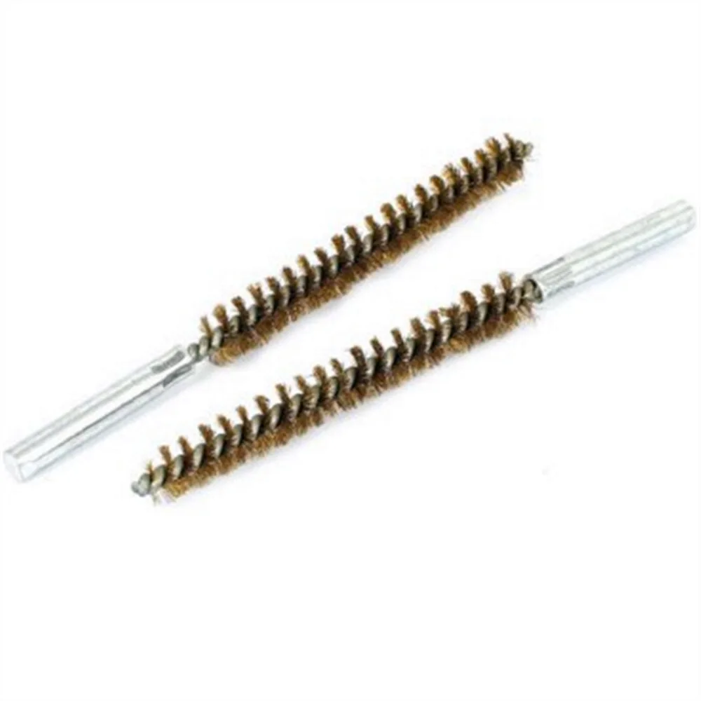

2 pcs 12mm Brush Dia Copper Wire Pipe Tube Cleaning Chimney Brushs