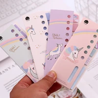 cute unicorn n times memo pad sticky notes cartoon bookmark stationery label stickers school supplie notepad escolar