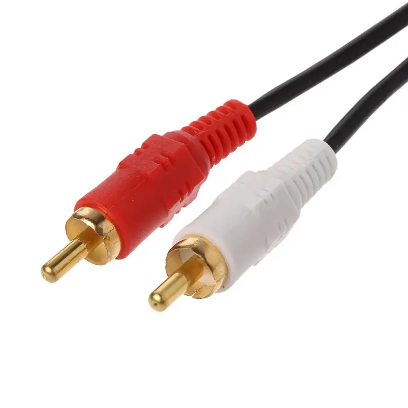 3 м 5 мм аудио штекер 2 RCA Мужской стерео музыкальный кабель провод для Mp3 Pod Телефон