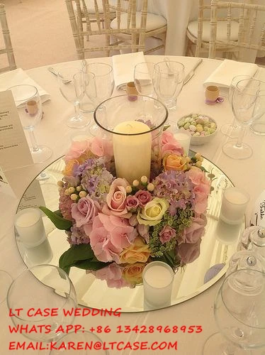 20 шт. круглые/квадратные акриловые зеркала диаметром 30 см для украшения