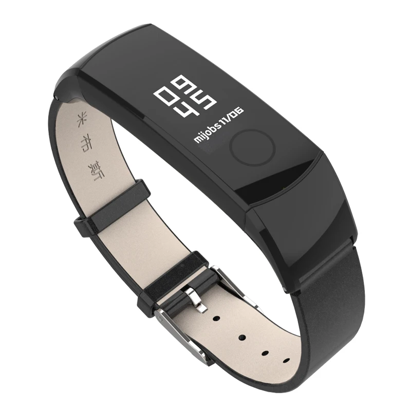 Mijobs кожаный ремешок для huawei Honor Band 4 5 Смарт-часы наручные часы ремешок для Honor 4 5 умный Браслет ремешок