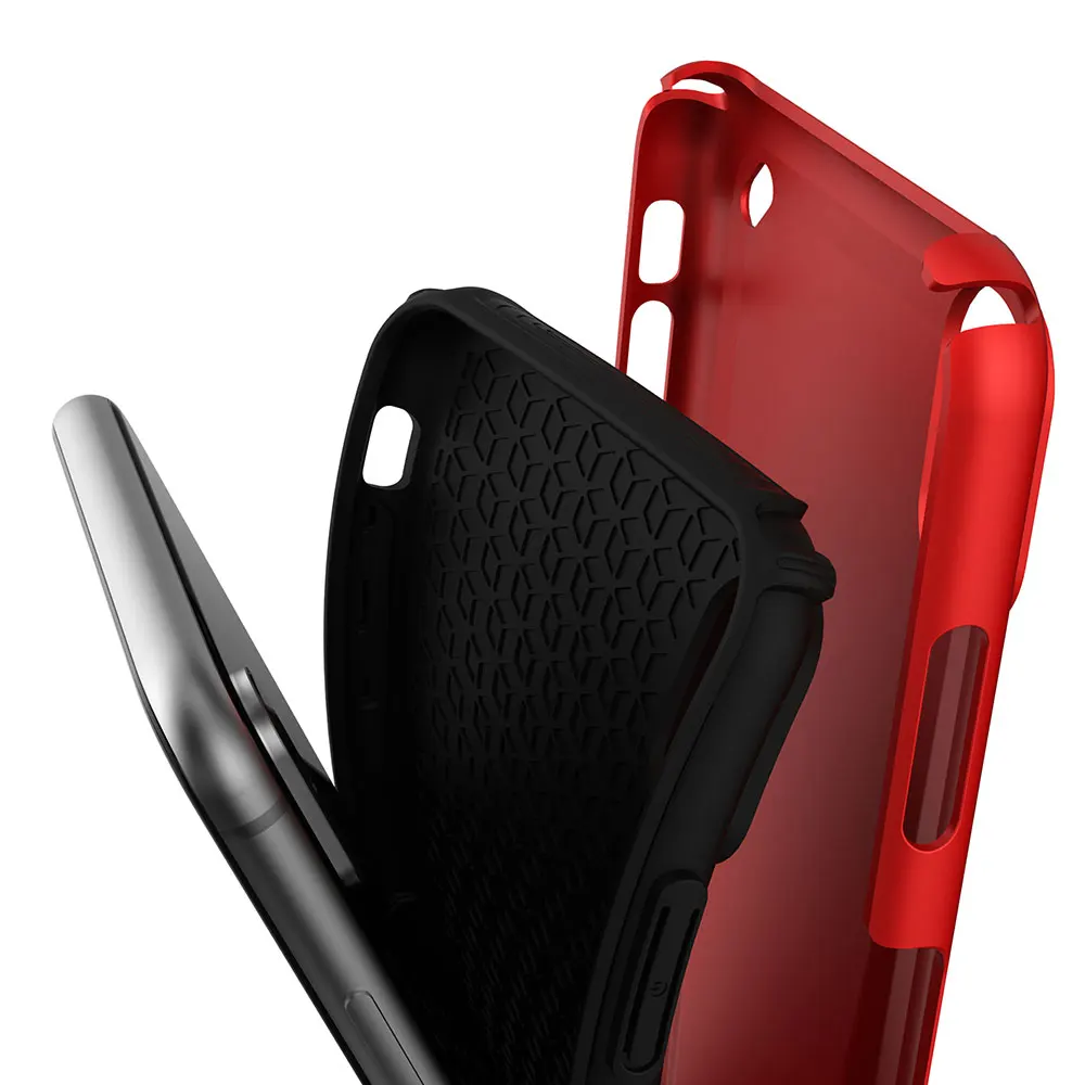 KISSCASE Ultra Thin 2 in 1 Mechanic Phone Cases For iPhone 7 8 Plus X XR XS MAX Cool Shockproof iphone 6 6S Cover |