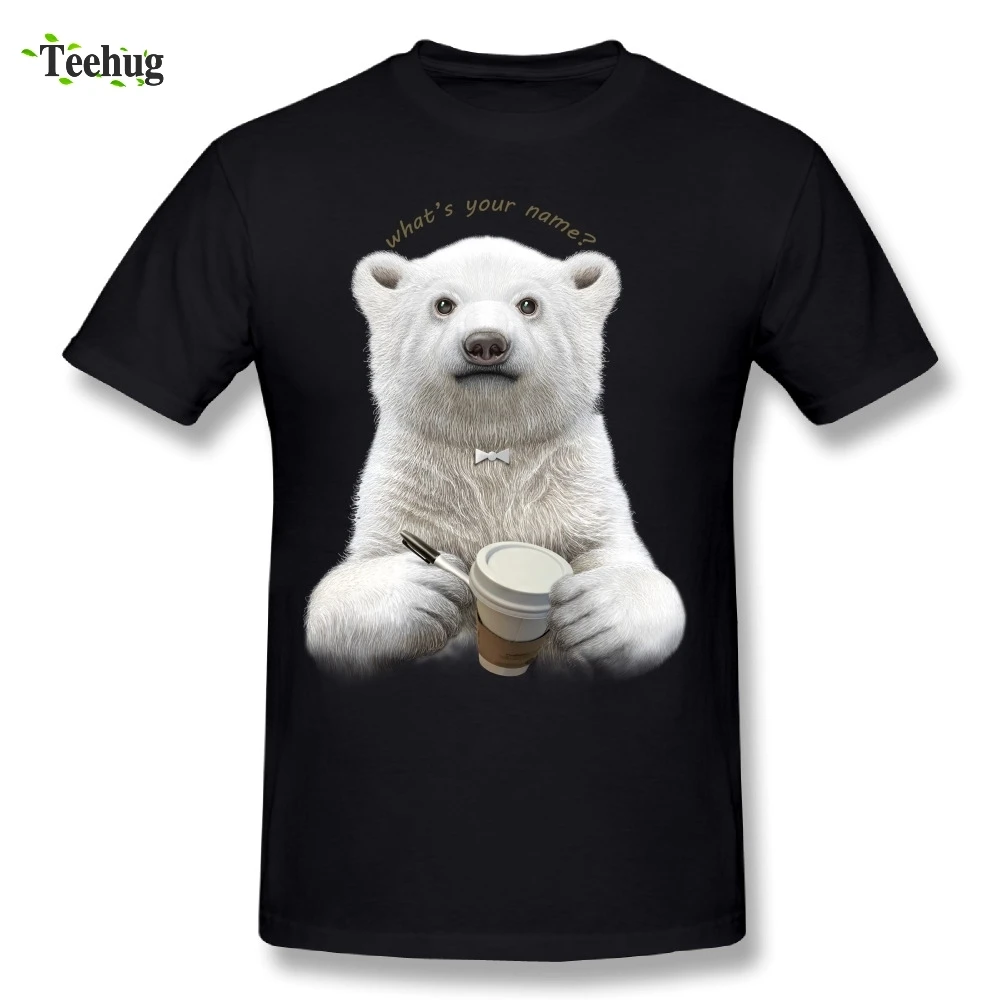 

Big Size Boy Polar Bear T Shirt Round Neck Cotton Design Tee Tops