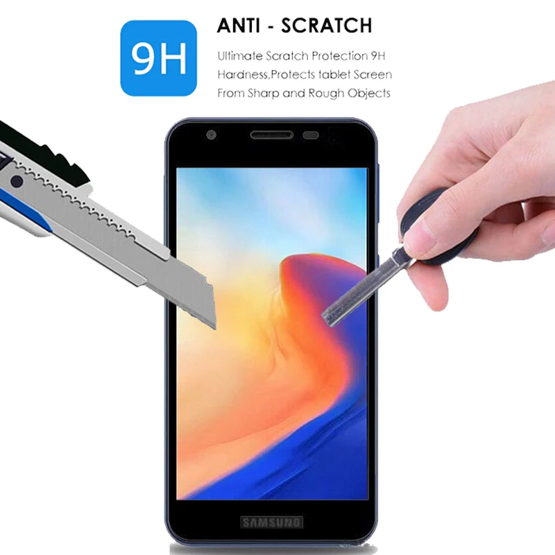 Funda completa de vidrio templado para Samsung Galaxy A2 Core, Protector de pantalla, pegamento completo, cristal de seguridad para Samsung A2 Core-1
