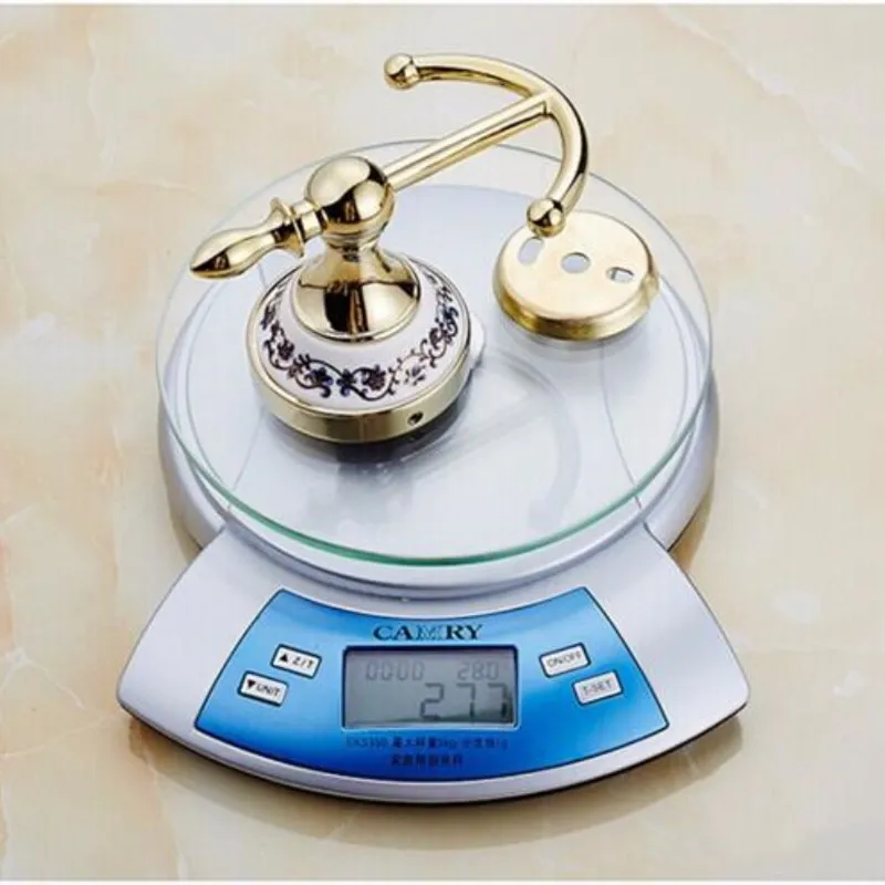 Золотая шляпа пальто двойное полотенце крючки для одежды двери стены ванной шкаф