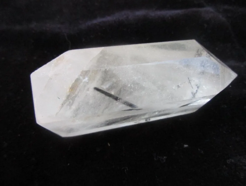 

Rare NATURAL TOURMALINE QUARTZ CRYSTAL point healing