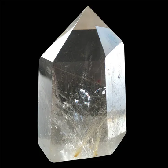 Рутилированный Кристал острый камни Ghost кристаллы Wicca Cristal Islande Пьер Naturelle Cristaux целебное украшение для дома натуральный 12