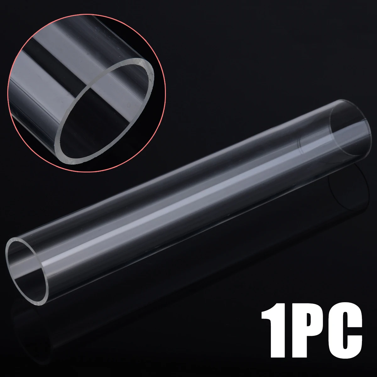 Прозрачная акриловая трубка 50 мм OD 43 75 ID Plexi Стекло Lucite пробки трубы с