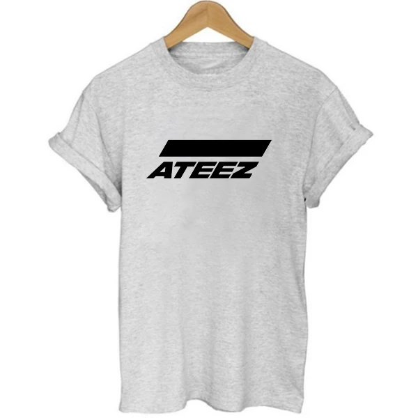Акция, летняя женская футболка ateez, женские футболки, женская футболка в Корейском стиле, футболка ulzzang harajuku, женские футболки