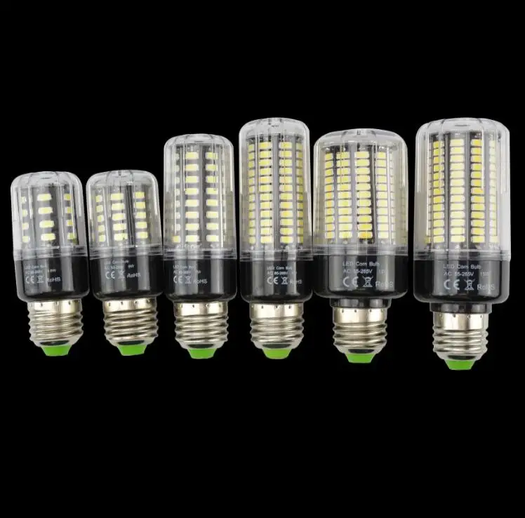 Новая светодиодная лампа SMD5736 более яркая 5730 E27 Smart IC 3 5 Вт 7 9 12 15 Светодиодная