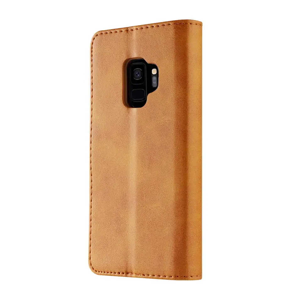 Чехол-книжка из искусственной кожи для Samsung galaxy S6 S7 S8 S9 Plus Edge A6 A7 A8 A9 2018 Note 9 8