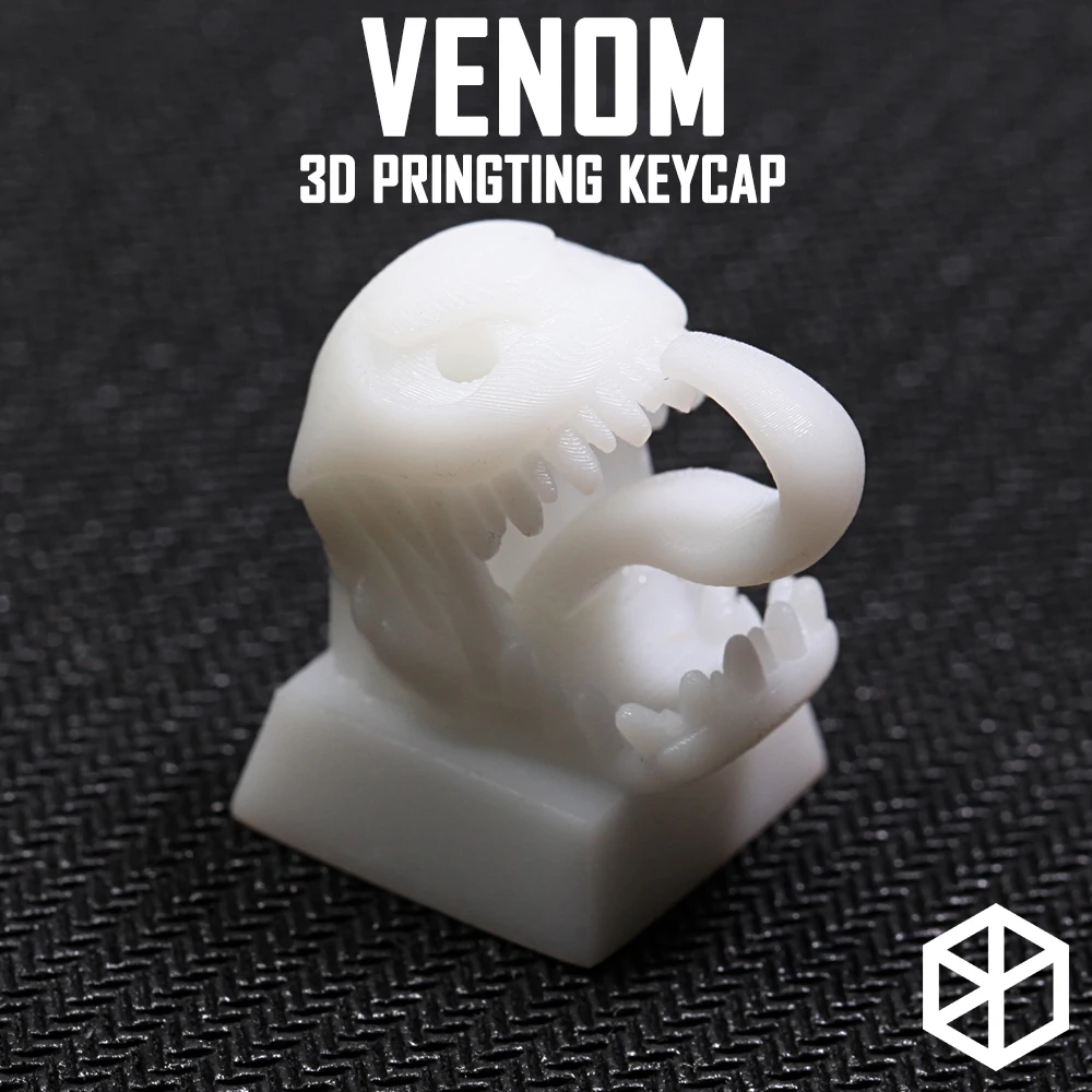 Новинка блестящая клавиатура с 3D принтом pla venom на заказ механические клавиатуры